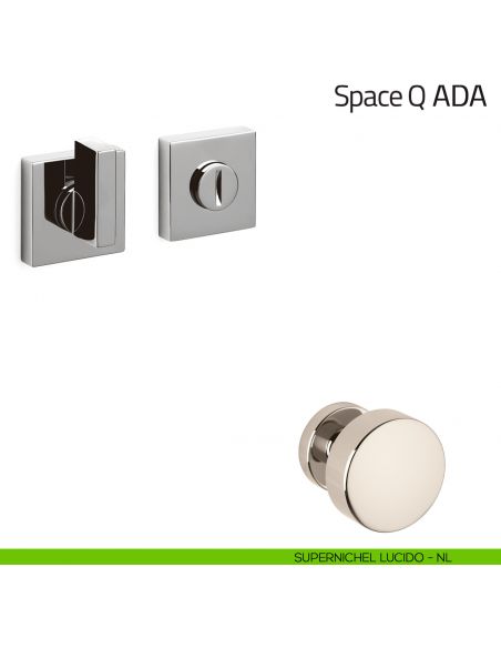 Nottolino per porta Space Q ADA Olivari supernichel lucido
