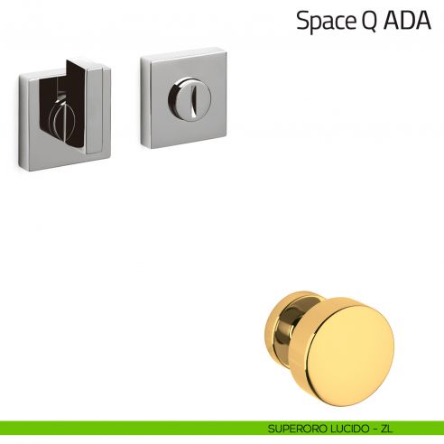Nottolino per porta Space Q ADA Olivari superoro lucido