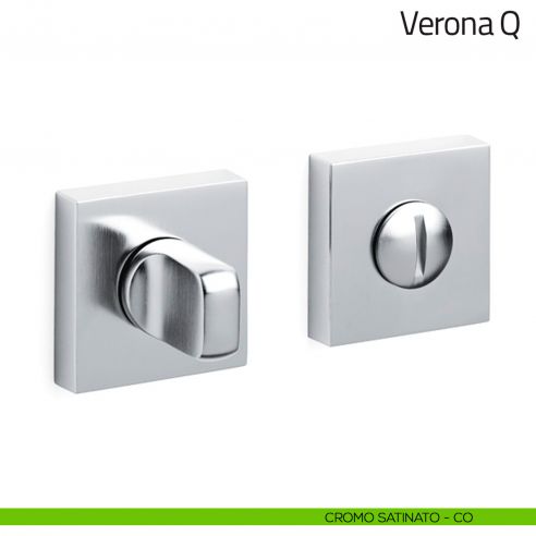Nottolino per porta Verona Q Olivari cromo satinato