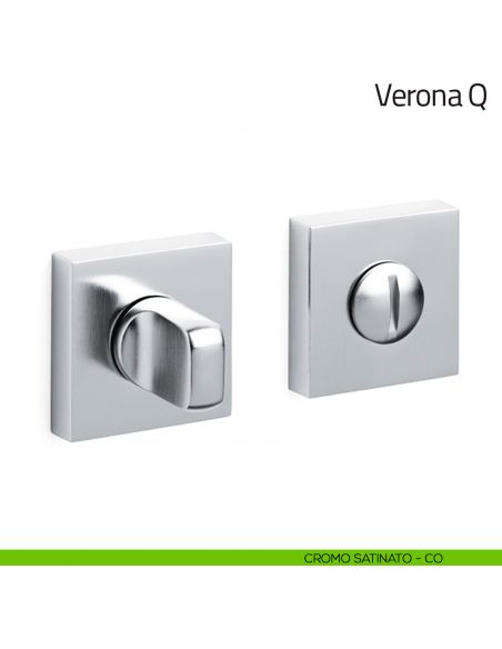 Nottolino per porta Verona Q Olivari cromo satinato