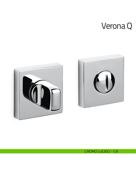 Nottolino per porta Verona Q Olivari cromo lucido