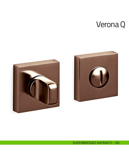 Nottolino per porta Verona Q Olivari superbronzo satinato