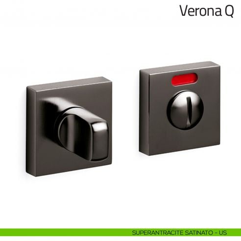 Nottolino per porta Verona Q Olivari libero/occupato superantracite satinato