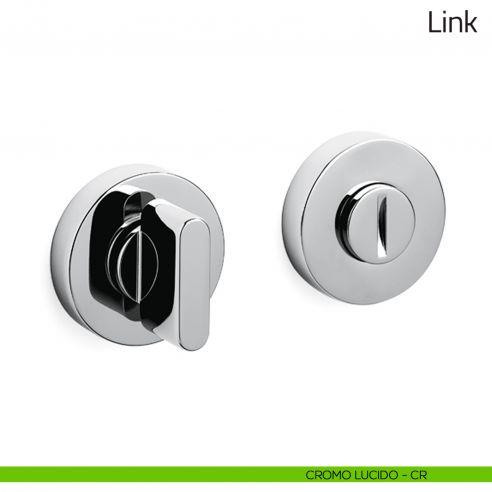 Nottolino per porta Link Olivari cromo lucido