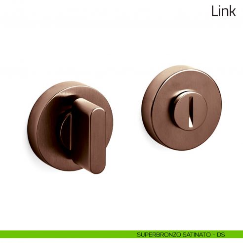 Nottolino per porta Link Olivari superbronzo satinato