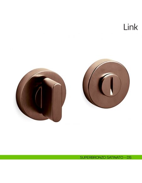 Nottolino per porta Link Olivari superbronzo satinato