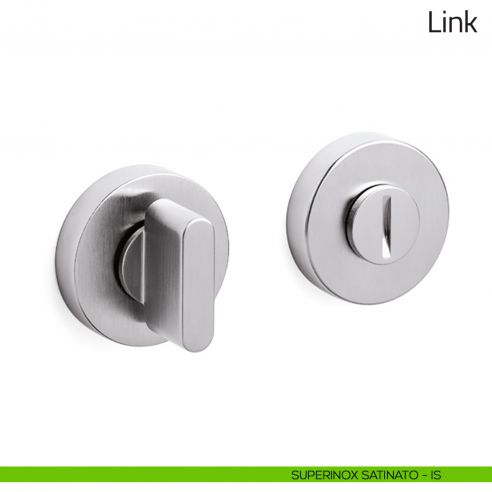 Nottolino per porta Link Olivari superinox satinato
