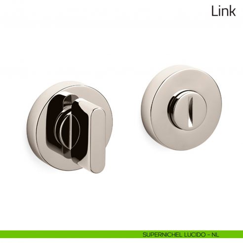 Nottolino per porta Link Olivari supernichel lucido