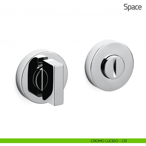 Nottolino per porta Space Olivari cromo lucido
