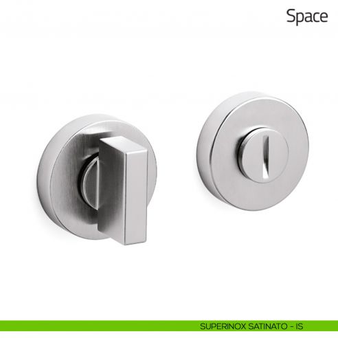 Nottolino per porta Space Olivari superinox satinato