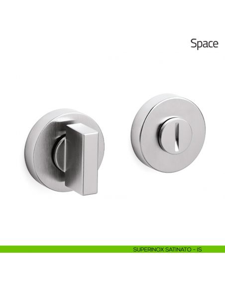 Nottolino per porta Space Olivari superinox satinato
