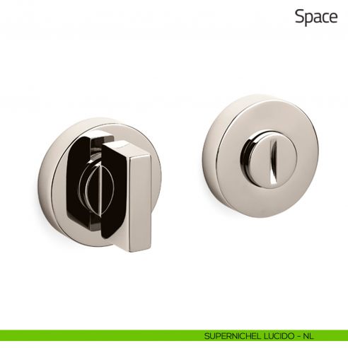 Nottolino per porta Space Olivari supernichel lucido