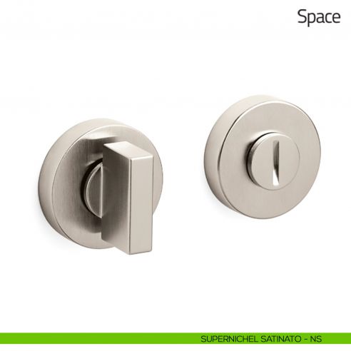 Nottolino per porta Space Olivari supernichel satinato