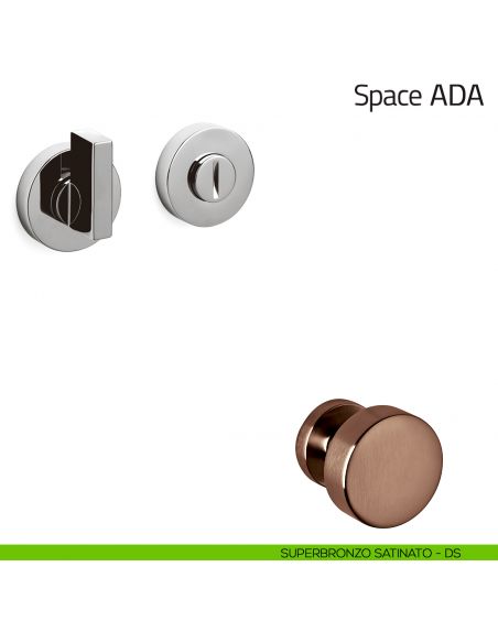 Nottolino per porta Space ADA Olivari superbronzo satinato