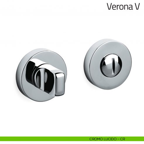 Nottolino per porta Verona V Olivari cromo lucido