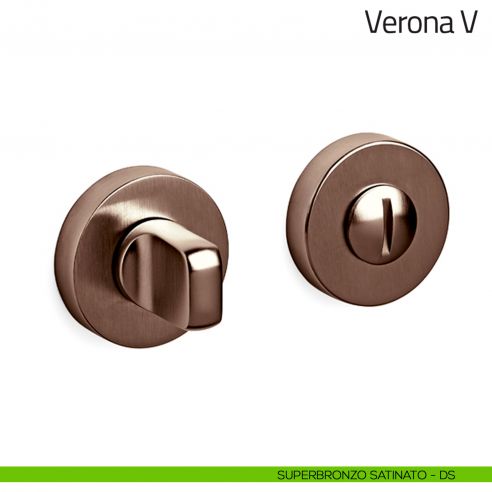 Nottolino per porta Verona V Olivari superbronzo satinato