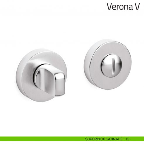 Nottolino per porta Verona V Olivari superinox satinato