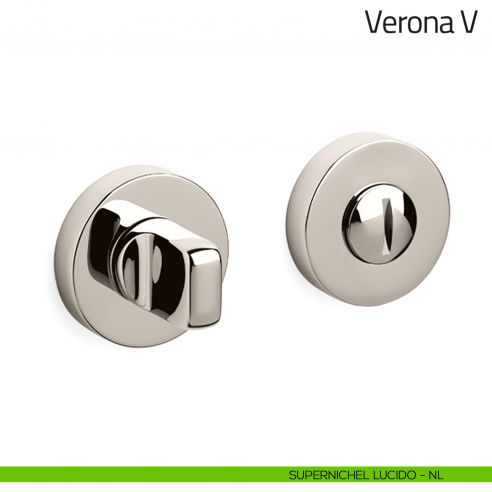 Nottolino per porta Verona V Olivari supernichel lucido