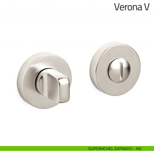Nottolino per porta Verona V Olivari supernichel satinato