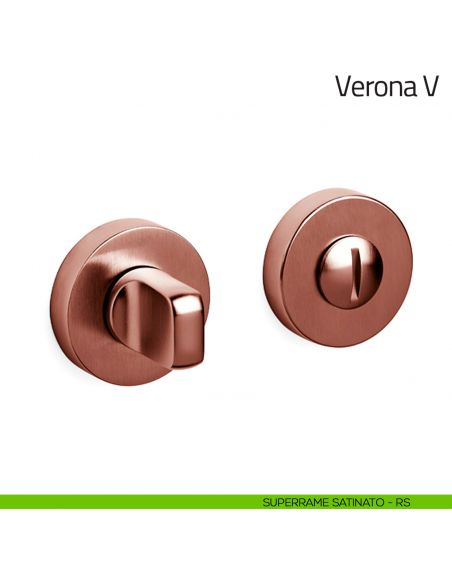 Nottolino per porta Verona V Olivari superrame satinato