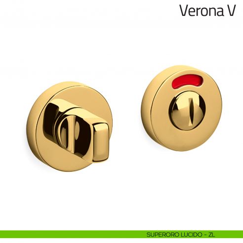 Nottolino per porta Verona V Olivari libero/occupato superoro lucido