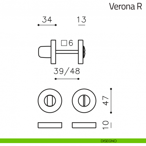 Nottolino per porta Verona R Olivari disegno