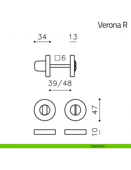 Nottolino per porta Verona R Olivari disegno