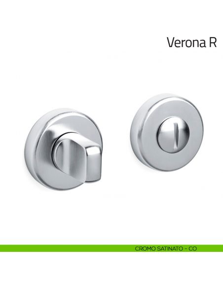Nottolino per porta Verona R Olivari cromo satinato
