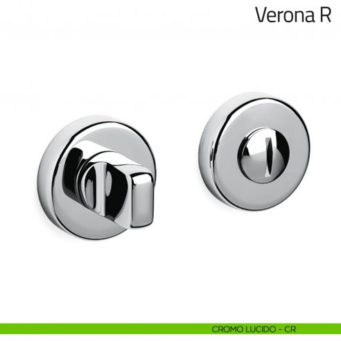 Nottolino per porta Verona R Olivari cromo lucido