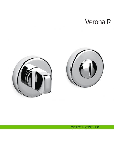 Nottolino per porta Verona R Olivari cromo lucido