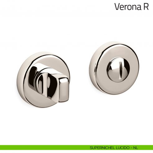 Nottolino per porta Verona R Olivari supernichel lucido