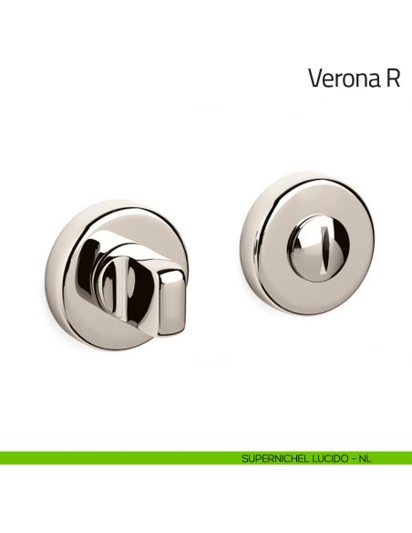 Nottolino per porta Verona R Olivari supernichel lucido