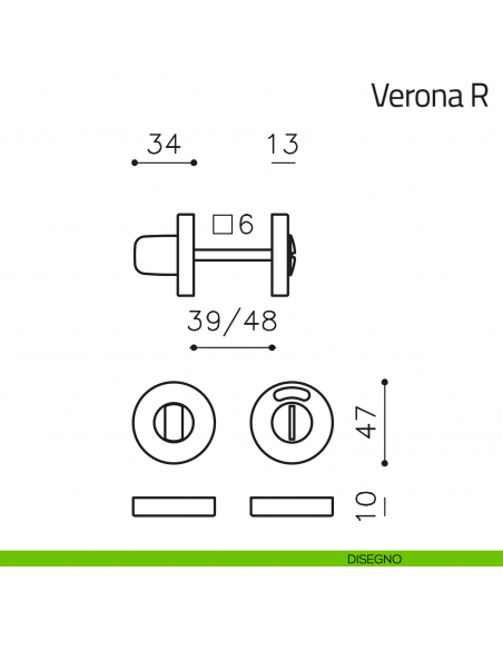 Nottolino per porta Verona R Olivari libero/occupato disegno
