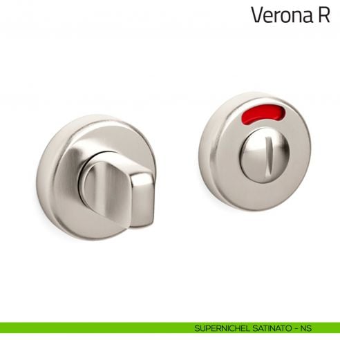 Nottolino per porta Verona R Olivari libero/occupato supernichel satinato