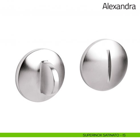 Nottolino per porta Alexandra Olivari superinox satinato