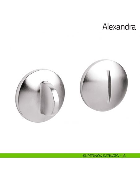 Nottolino per porta Alexandra Olivari superinox satinato