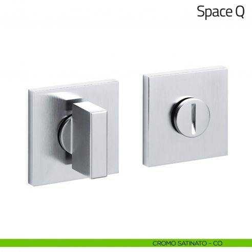 Nottolino per porta Space Q Olivari basso cromo satinato