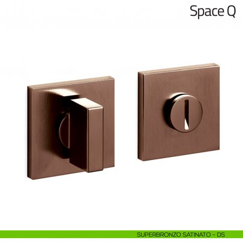 Nottolino per porta Space Q Olivari basso superbronzo satinato