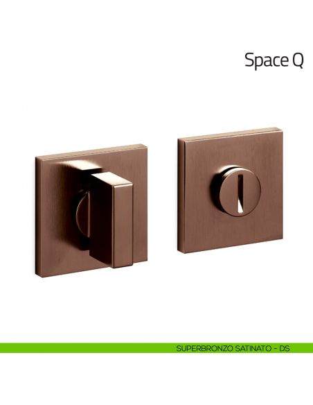 Nottolino per porta Space Q Olivari basso superbronzo satinato