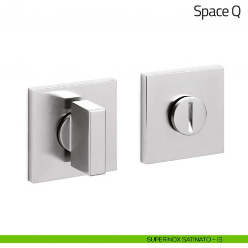 Nottolino per porta Space Q Olivari basso superinox satinato
