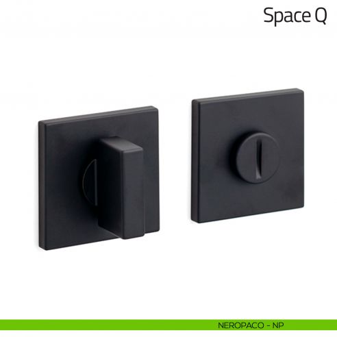 Nottolino per porta Space Q Olivari basso nero opaco