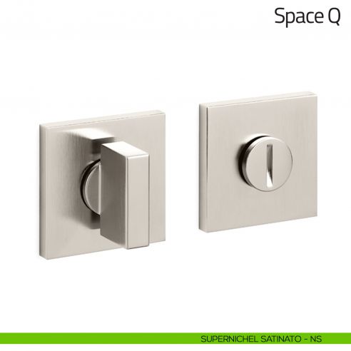 Nottolino per porta Space Q Olivari basso supernichel satinato
