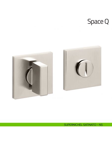 Nottolino per porta Space Q Olivari basso supernichel satinato