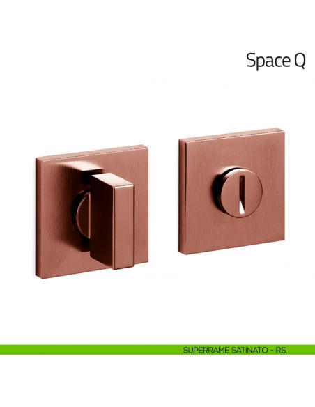 Nottolino per porta Space Q Olivari basso superrame satinato