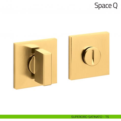 Nottolino per porta Space Q Olivari basso superoro satinato