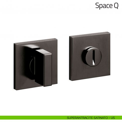 Nottolino per porta Space Q Olivari basso superantracite satinato