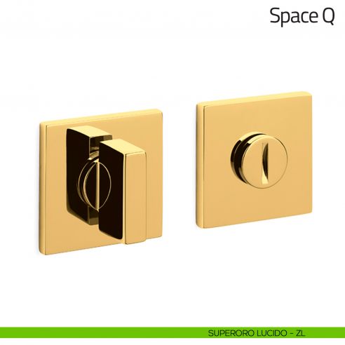 Nottolino per porta Space Q Olivari basso superoro lucido