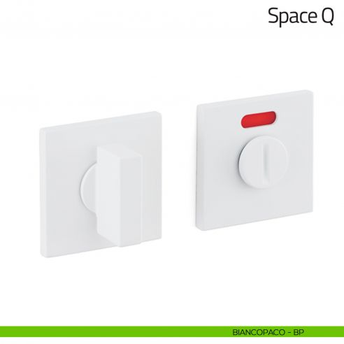 Nottolino per porta Space Q Olivari basso libero/occupato bianco opaco