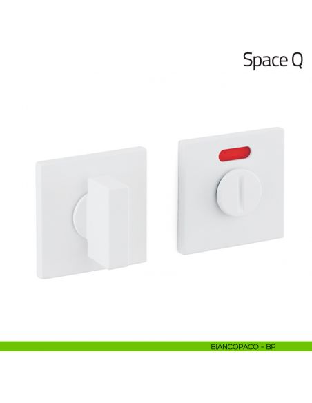 Nottolino per porta Space Q Olivari basso libero/occupato bianco opaco