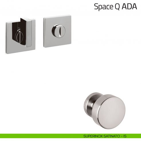 Nottolino per porta Space Q ADA Olivari basso superinox satinato
